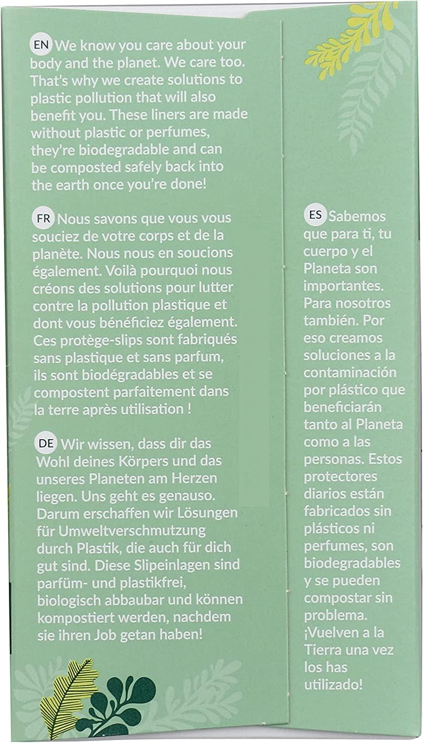 Natracare Panty Liner, Normal, Wrapped, 18 Ct - 3 Pack image number 1