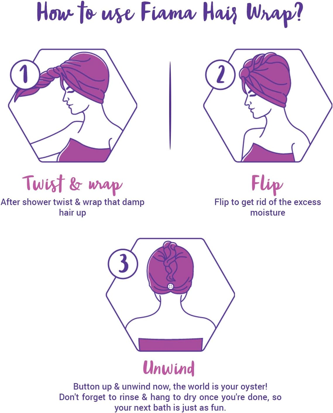 Fiama Bath Essentials Hair Wrapper image number 4