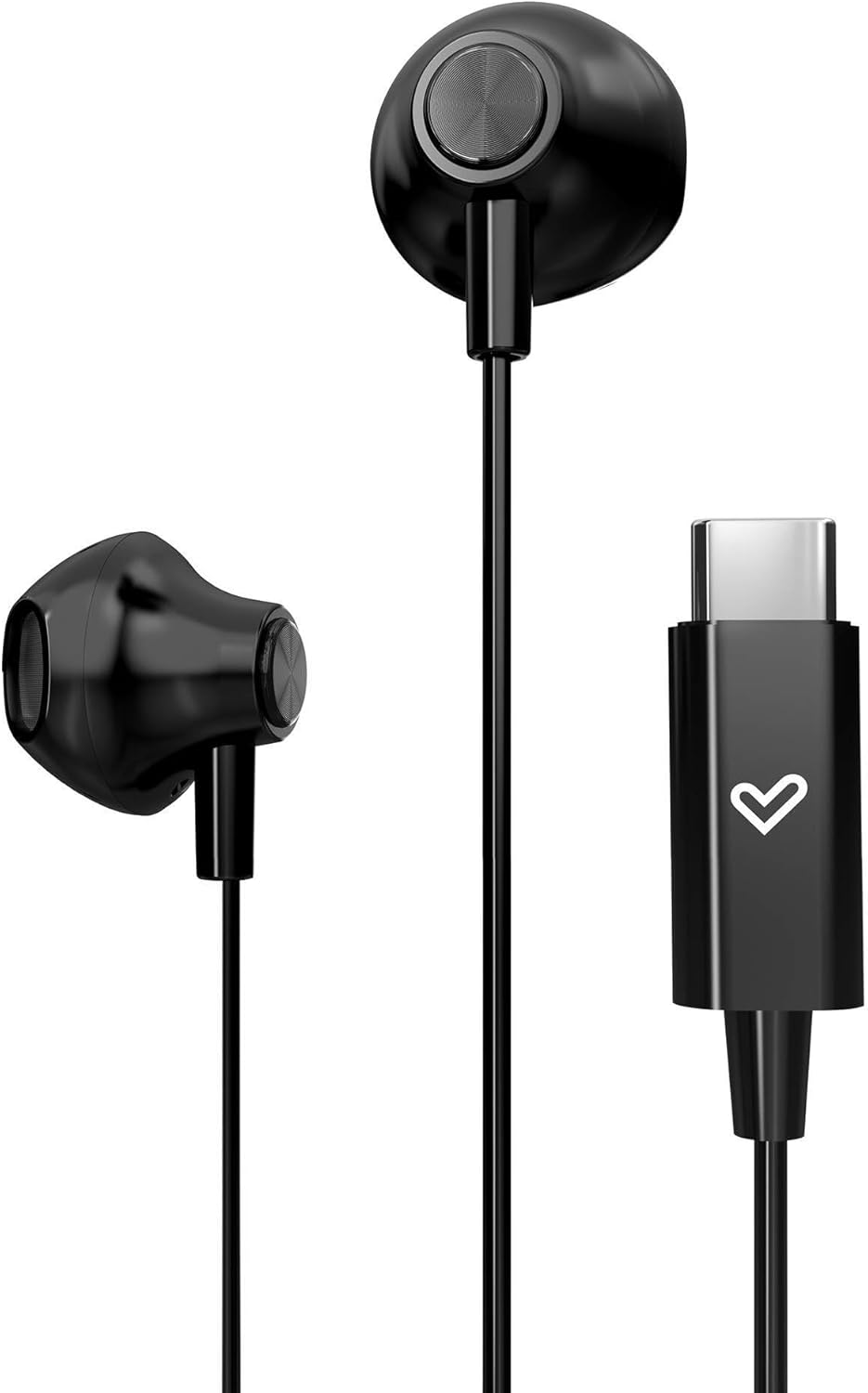 Energy Sistem Easypods Type C Wired Headphones (Type C, Microphone, Voice Assistant, Playback Controller, Comfi-Fit)