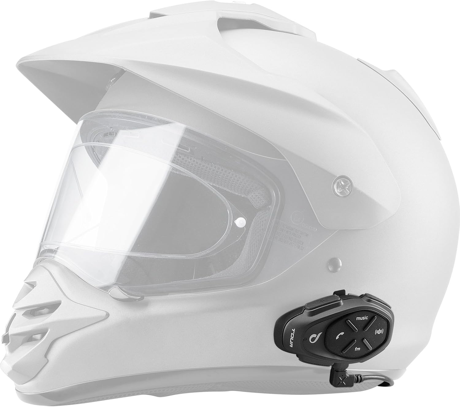 Interphone INTERPHOTOUR Cellularline Tour Bluetooth Intercom Kits, Clear, M image number 5