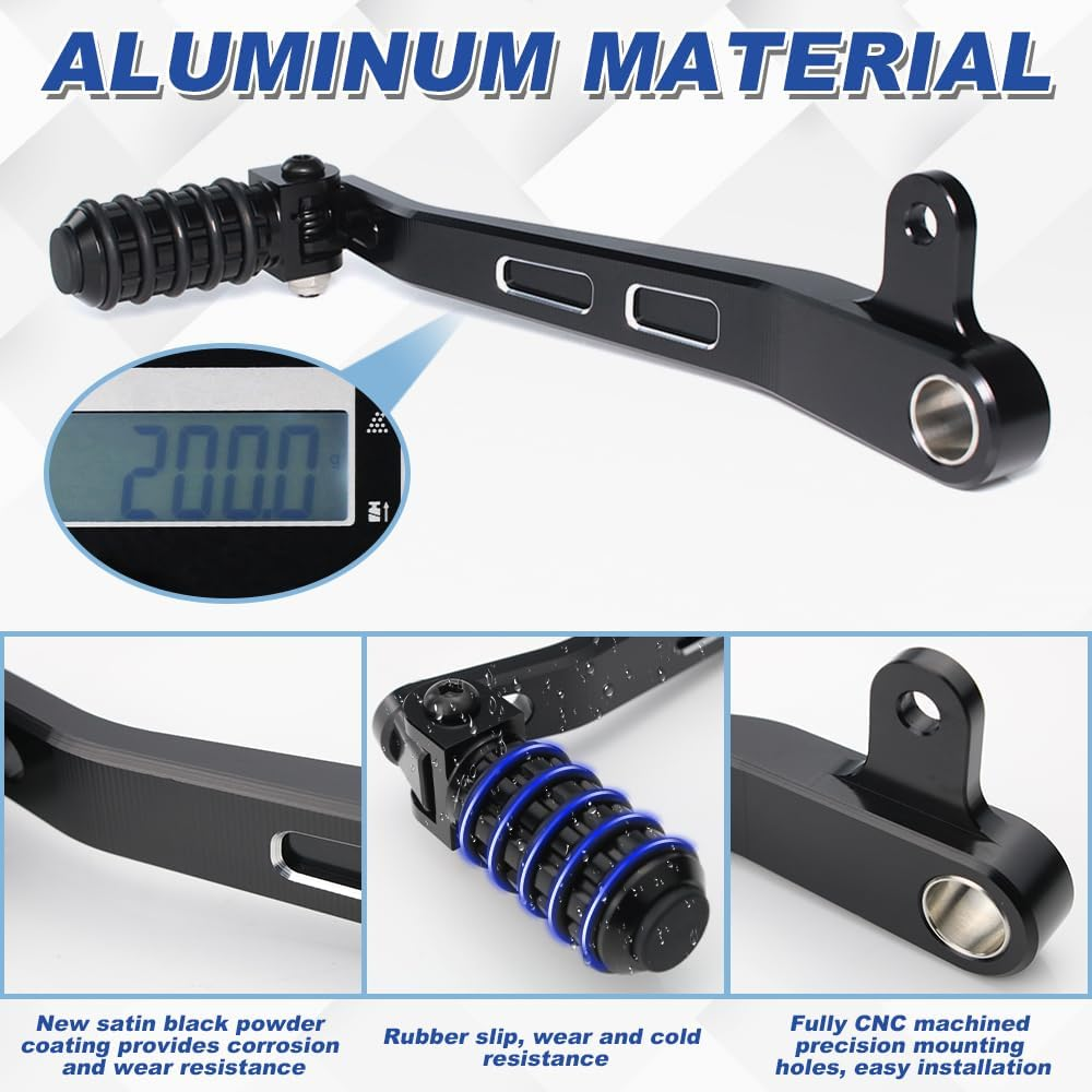 Motorcycle Brake Pedal + Shift Gear Lever Fit for Royal Enfield Interceptor 650 2018-2024 Rear Brake Pedal Foot Shift Lever Gear Lever image number 2