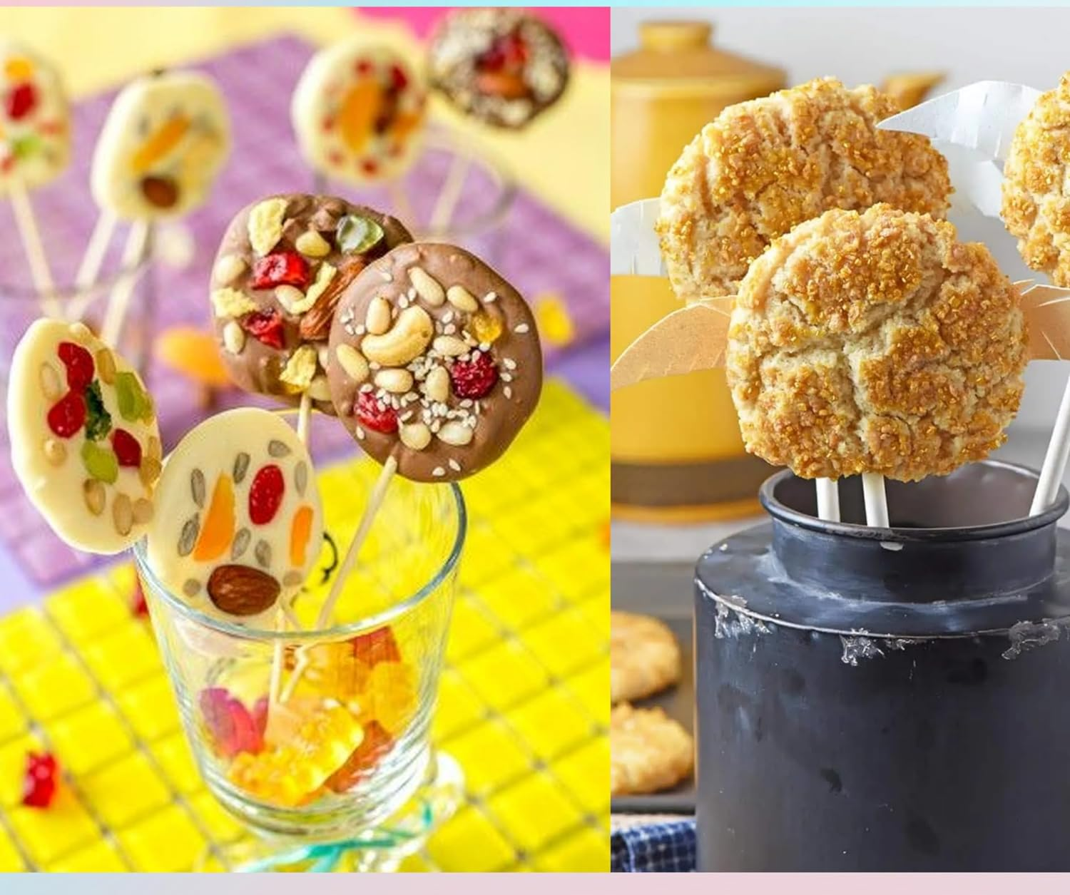 YALLOVE 150Mm (6 Inches Long) White Paper Lollipop, Cake Sticks, Lolly Lollies Crafts, Pack of 100 image number 3