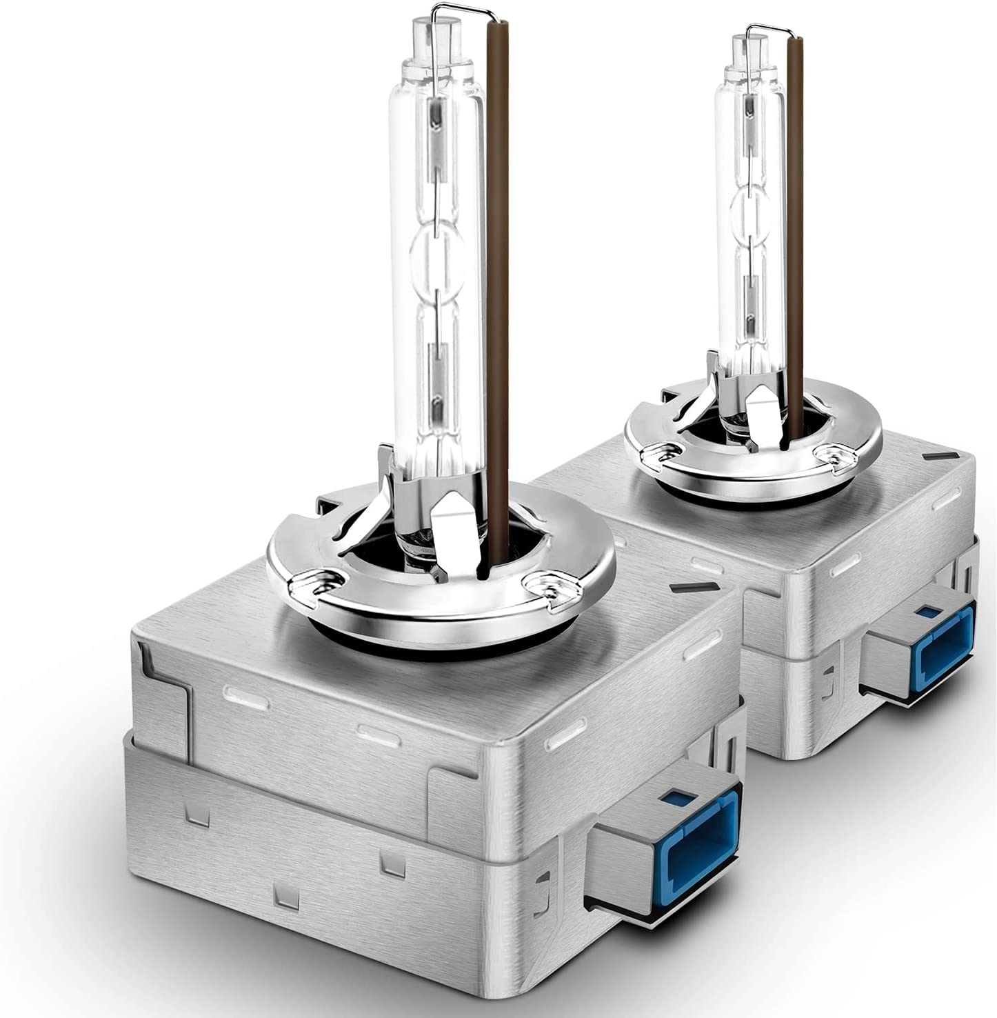 D1S 8000K Xenon HID Headlights Bulb 35W 12V Car Headlamp Replacement Bulbs for Low High Beam (D1S-Steel Bracket, 8000K) image number 2