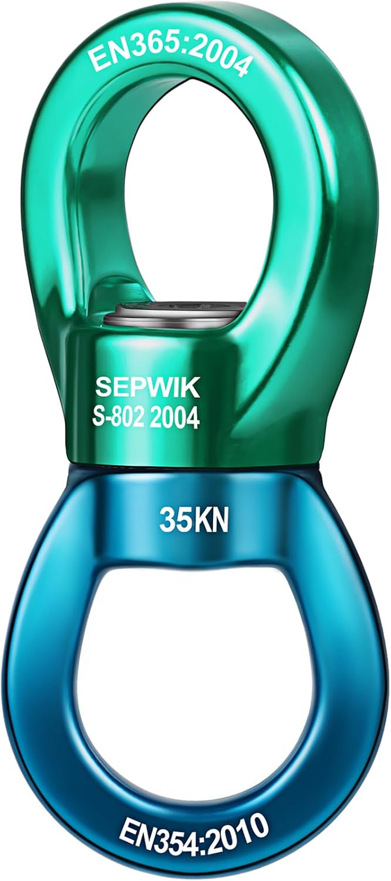 SEPWIK Swing Swivel, 35KN Swing Spinner, 360&deg; Safety Rotational Device Hanging Accessory for Hanging Hammock, Web Tree Swing, Aerial Dance, Children'S Swing