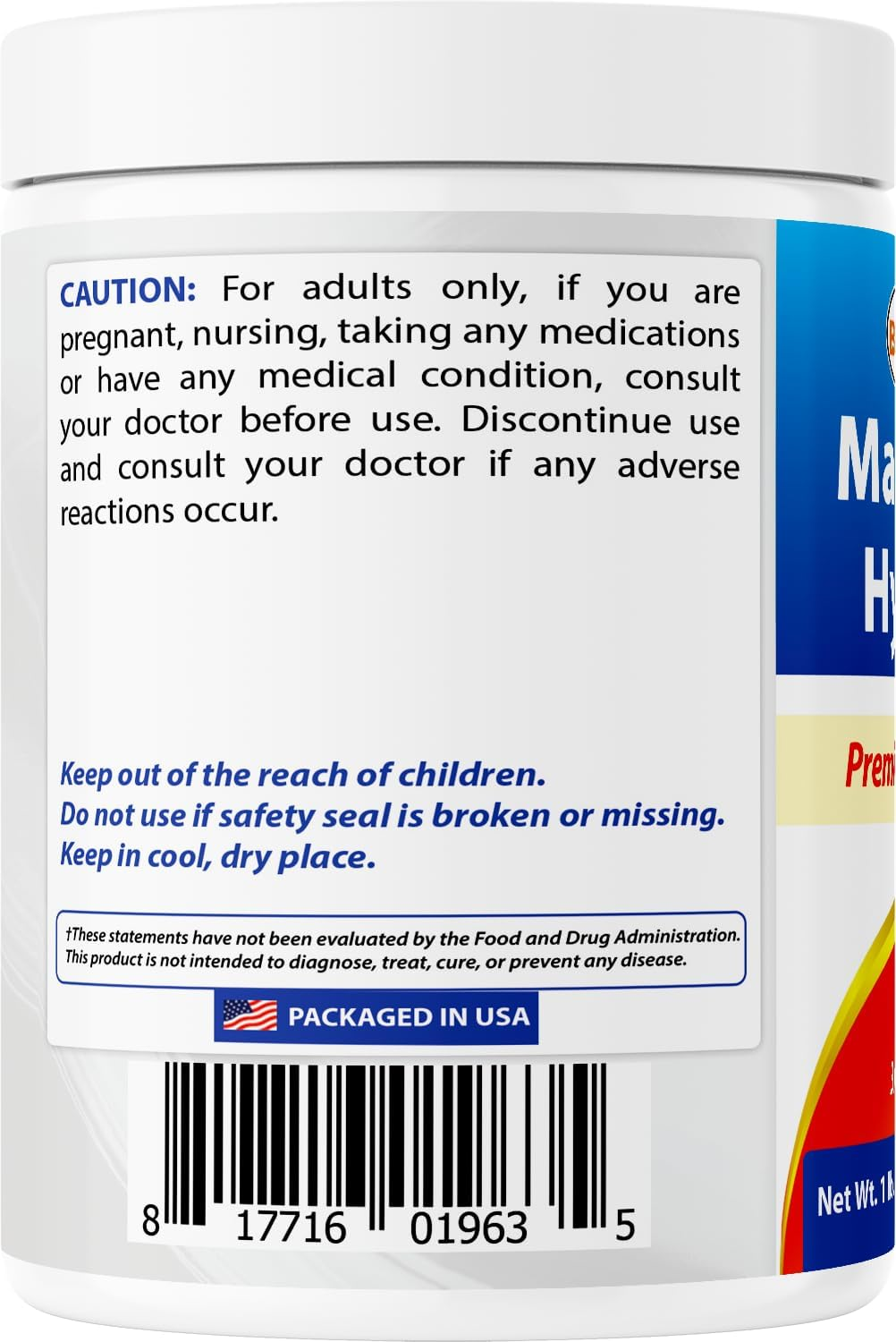 Best Naturals Magnesium Hydroxide Powder - 380Mg of Elemental Magnesium per Serving - 454 Servings per Cotainer - 1 Pound image number 6