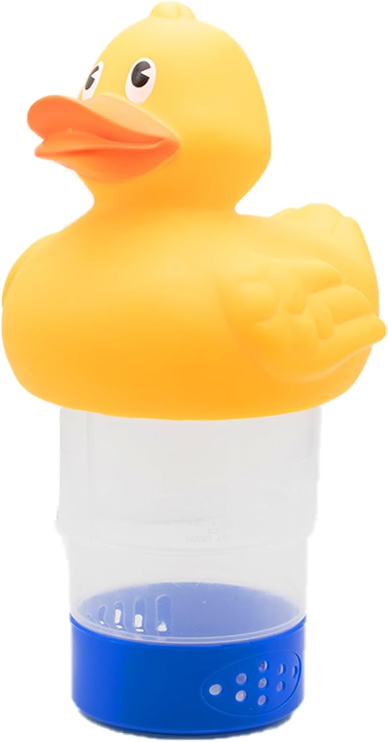 WWD Chlorine Floater, Duck Floating Pool Chlorine Dispenser for 3" Chlorine Tablets for Pool, Bromine Holder