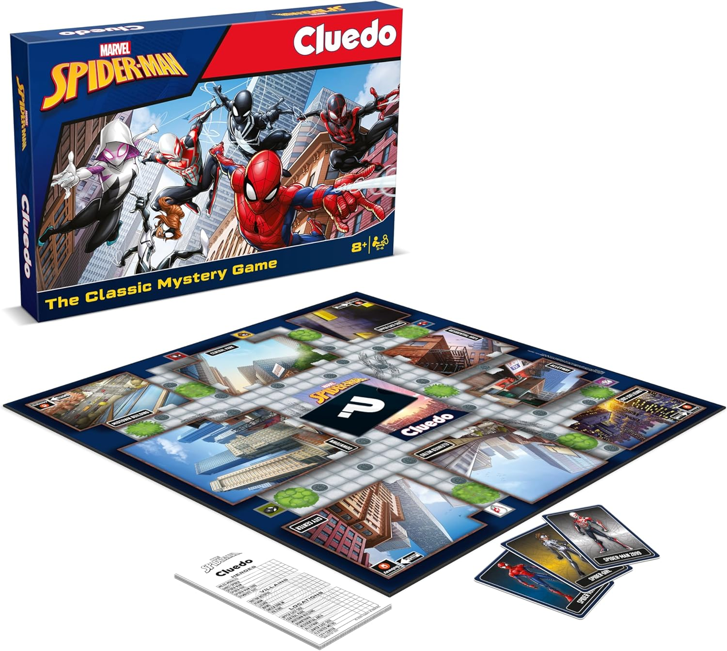 Cluedo Spiderman Board Game