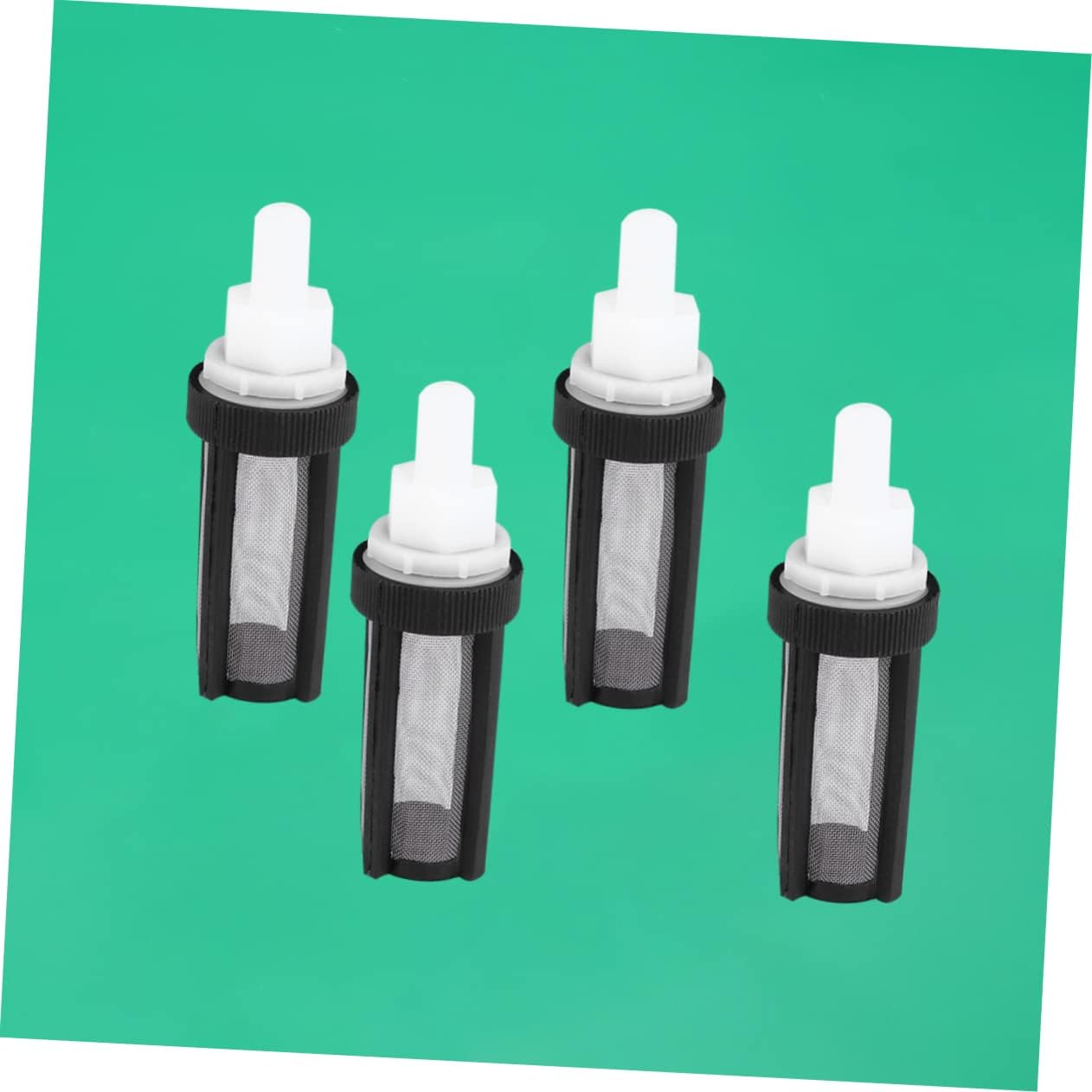 TEHAUX 15Pcs Stainless Steel Micro Pump Filter Net Water Pump Strainer Silicone Tube for Pool Filter image number 6