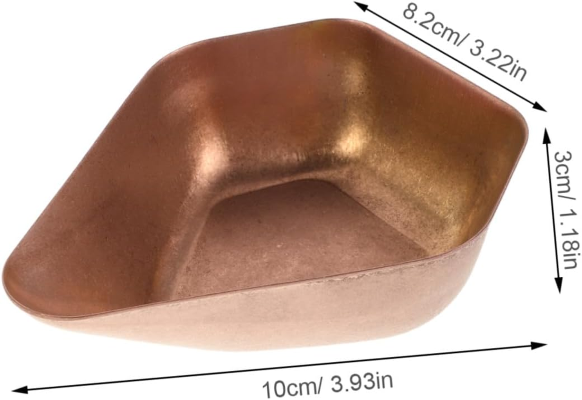 Alipis Coffee Bean Tray Stainless Steel Measuring Dish for Espresso Accessories Coffee Station Accessories Bean Weighing Dish Machine Dosing Cup Tea Serving Tray image number 6