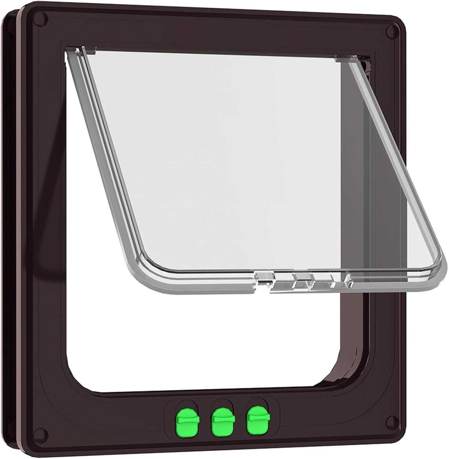 Moaobooh Cat Door, Cat Flap, Weatherproof, Easy Installation, Dog Flap for Indoor Outdoor Door, Window, Wall