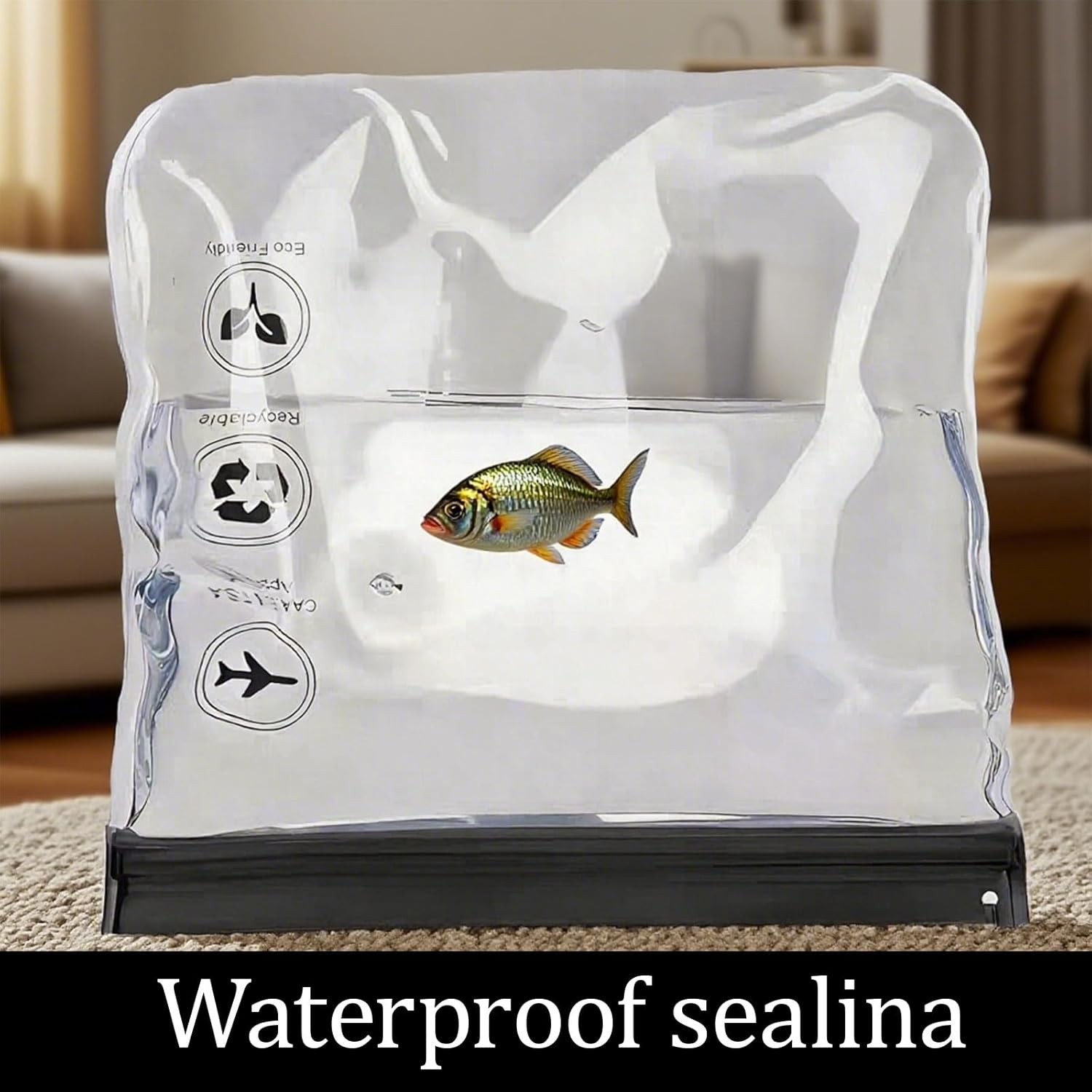 6Pcs Travel Toiletry Bag, Portable Travel Clear Toiletry Bag, Sealed and Waterproof Clear Makeup Bag, Tsa-Approved Toiletries Bag, Essential Luggage for Men and Women during Festivals, 20 * 20Cm