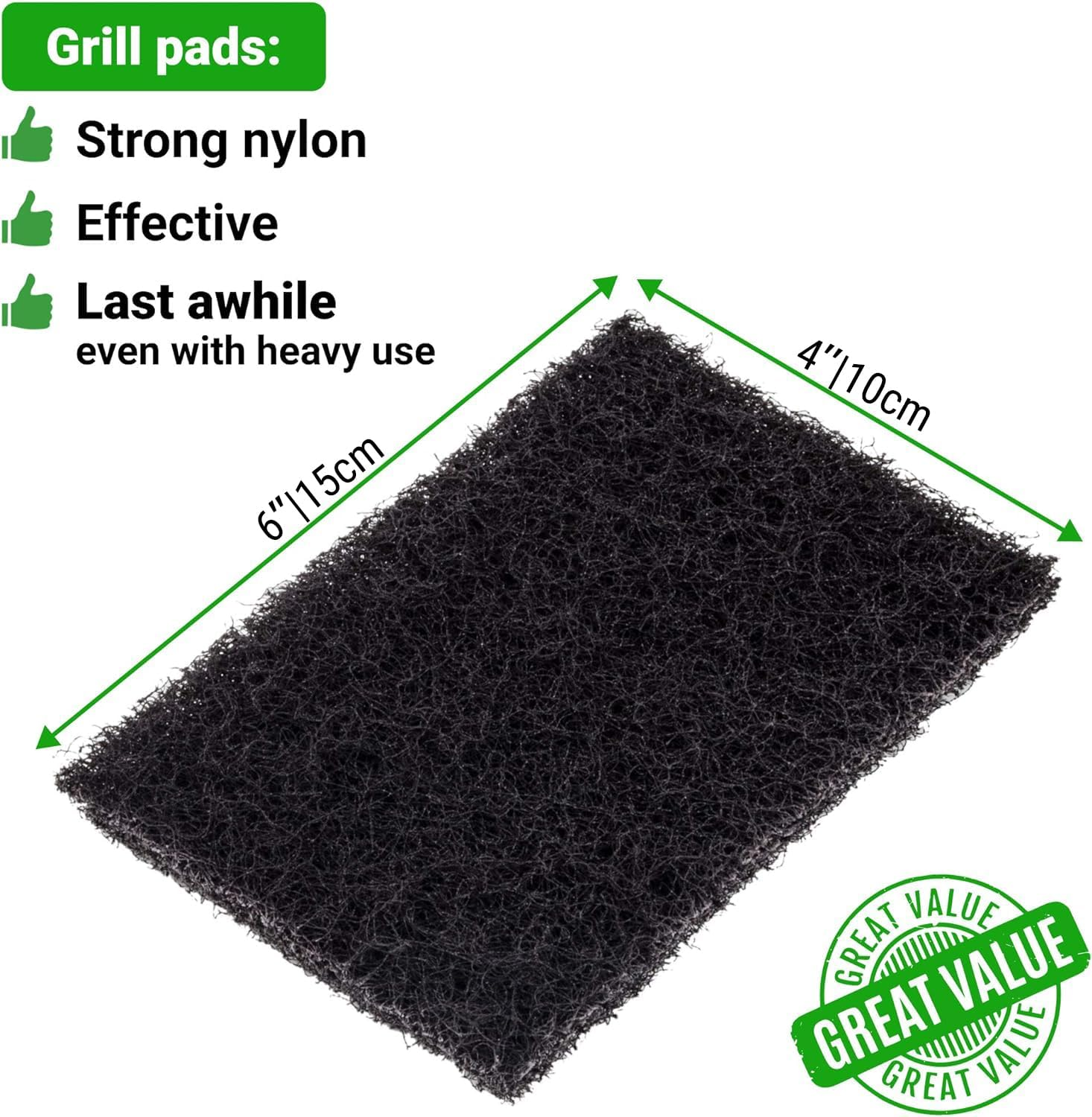 CUSINIUM 20-Pack Griddle Cleaning Pads + 40-Pack Grill Screens - Griddle Cleaning Accessories Bundle image number 5