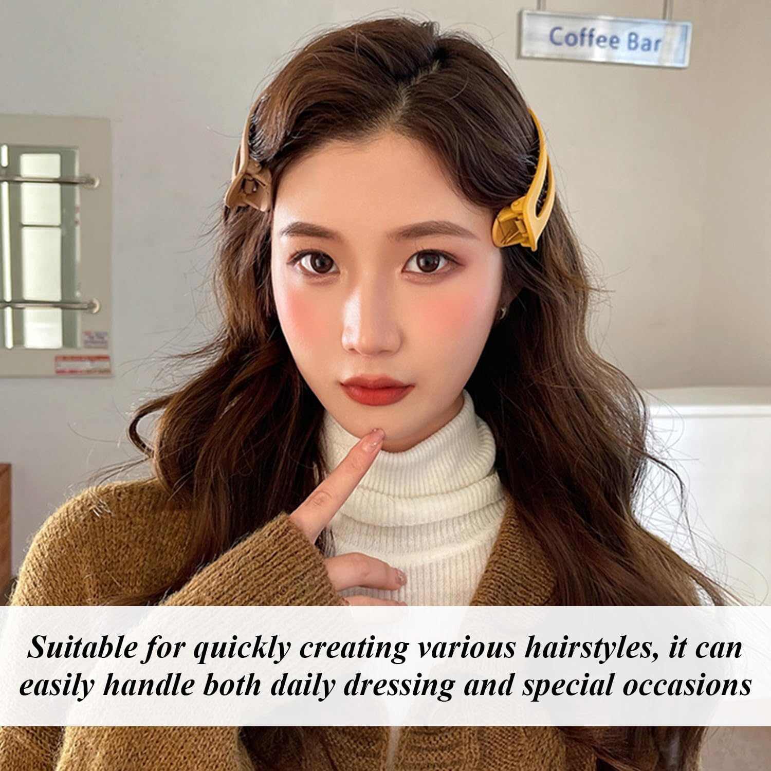 Pack of 12 Colourful Hair Pins, Non-Slip Hair Pins, Cute Hair Pins, Hair Styling Accessories, Women'S Hair Accessories. image number 5