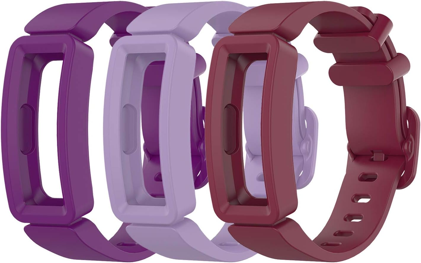 3-Pack Bands Compatible with Fitbit Ace 2 Strap for Kids