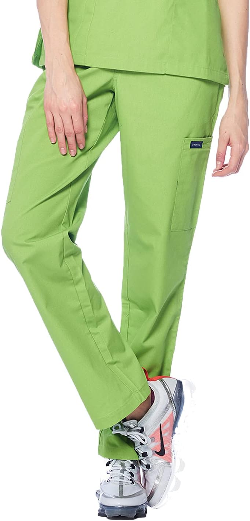 Dagacci Scrubs Medical Uniform Women and Men Unisex Scrubs Pants Medical Scrubs Pants