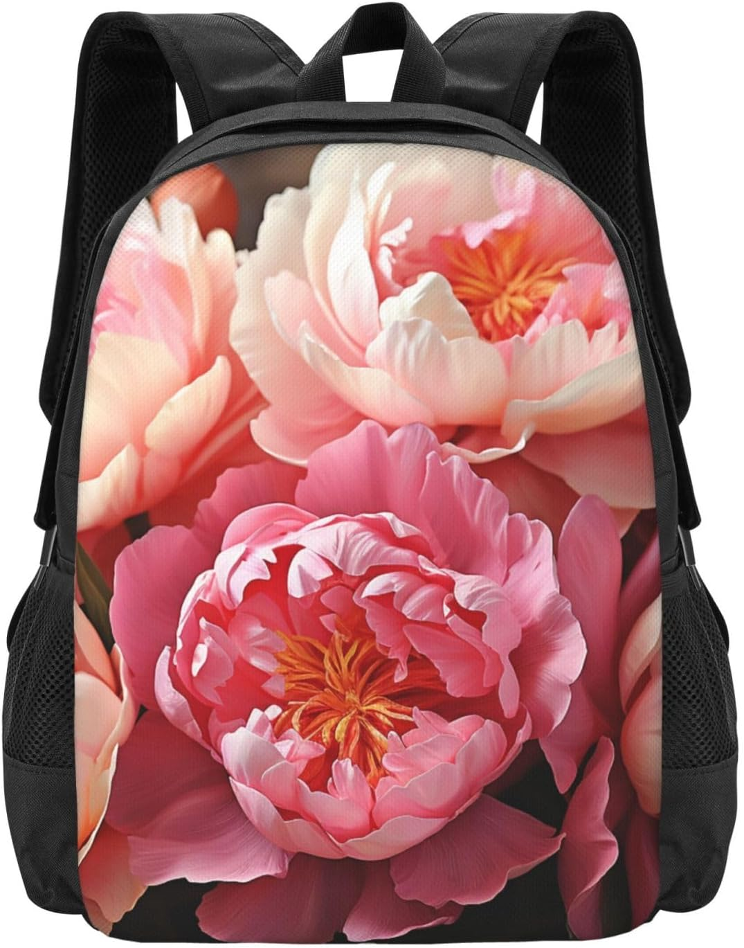 AQRJKHD Red and Black Rose Travel Backpack for Women Work Business Backpack Purse 15.6 Inch Laptop Backpack for Men