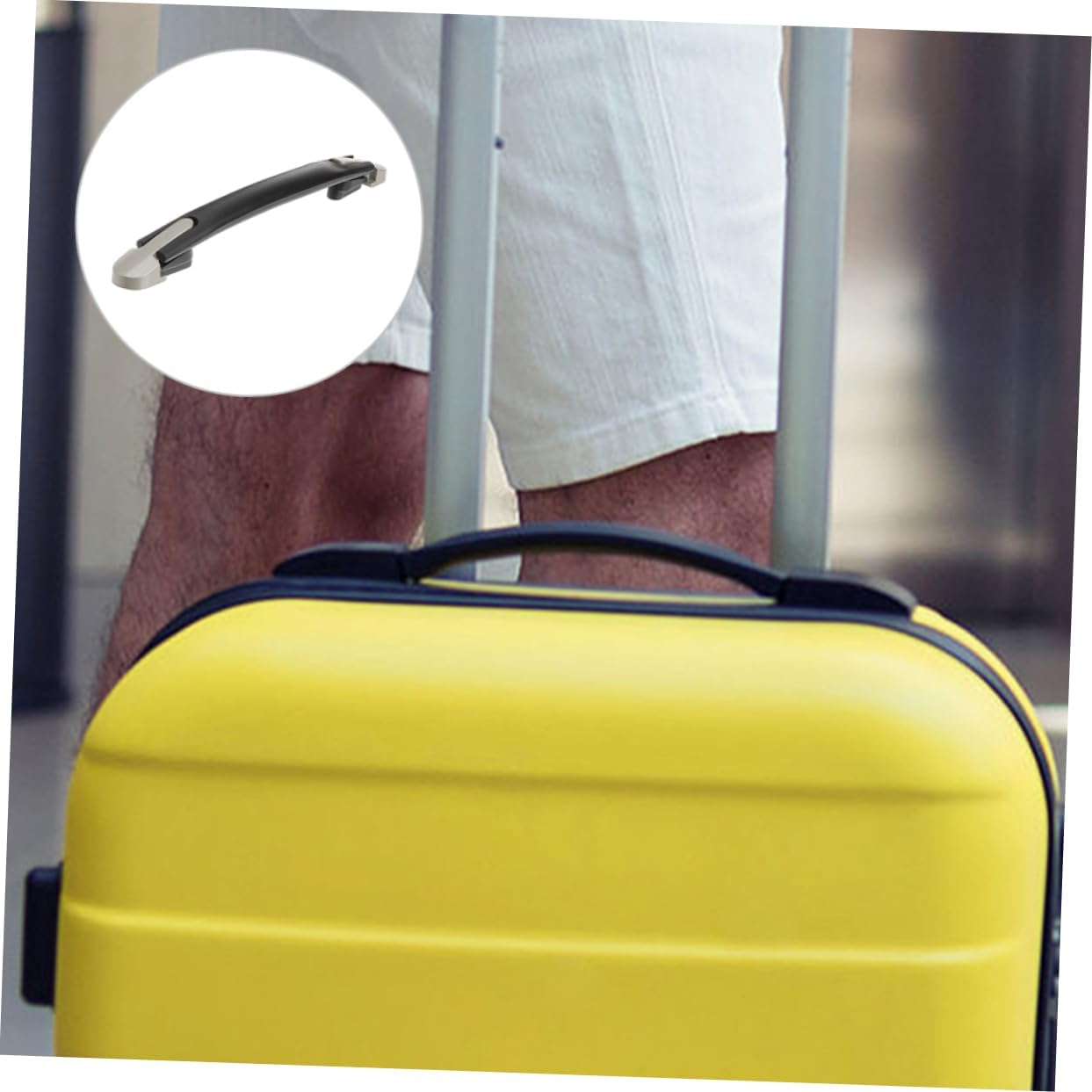 TOVINANNA 2Pcs Suitcase Luggage Handle Replacement Plastic Travel Handle Grip for Suitcase Luggage Carry Travel Bag image number 5