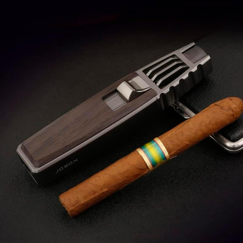 JOBON Solar Beam Torch, Adjustable Flame Butane Refillable Culinary Cooking Lighter for Baking Creme Br&ucirc;l&eacute;e Kitchen BBQ Camping - No Gas Included (Brown) image number 3