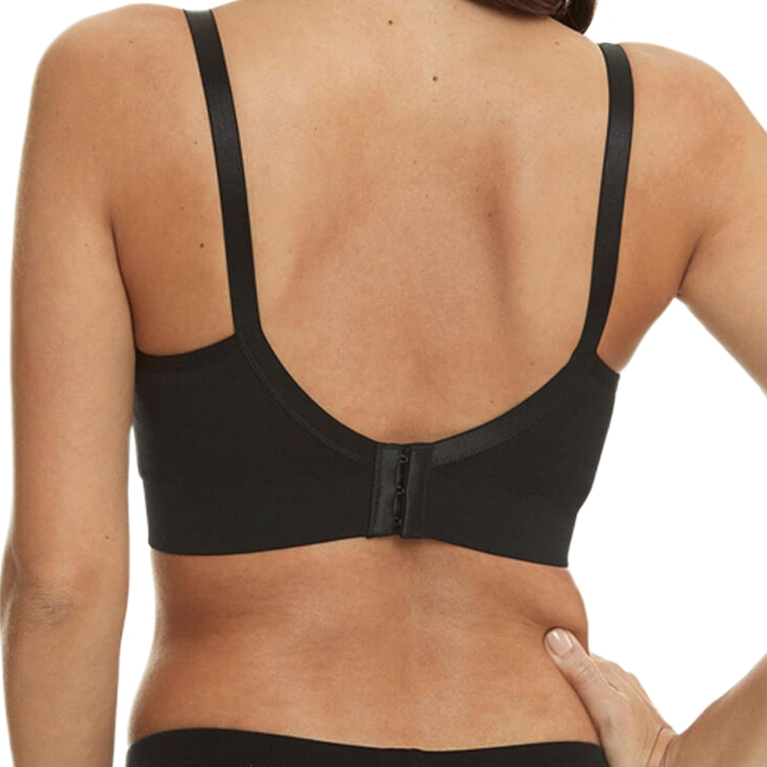 Dress Cici Hands Free Pumping Bra for Large Breast, 3 in 1 Front Clip Maternity Nursing Bra, 2 Pack image number 2