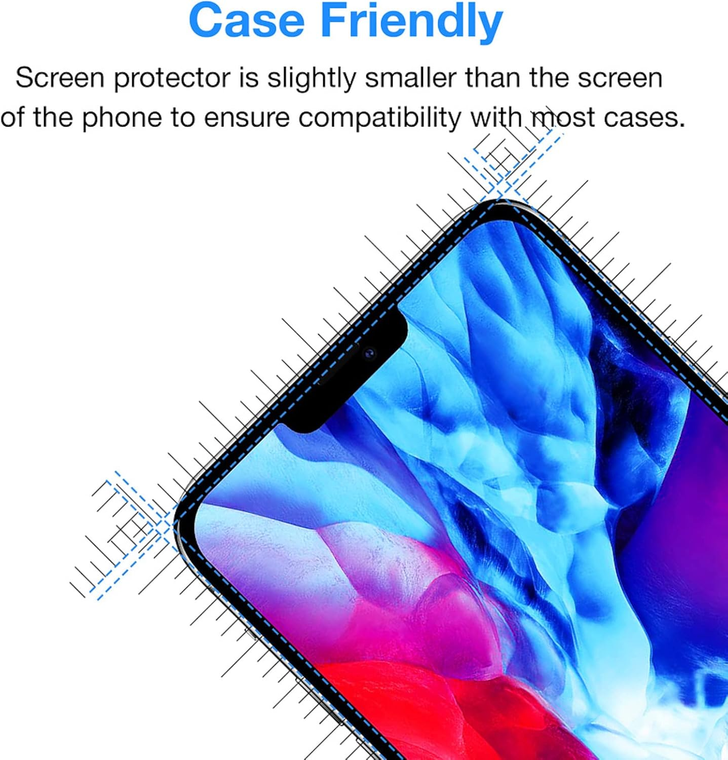 9H Tempered Glass Screen Protector Guard for Apple Iphone 13 Mini Front image number 3