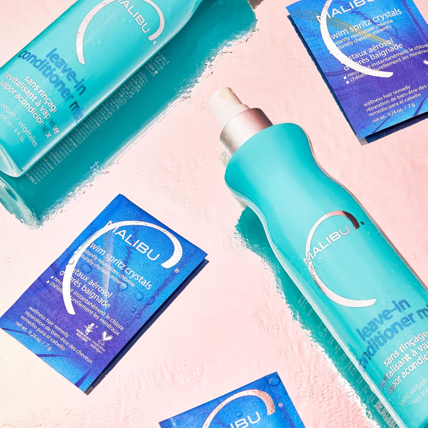 Malibu C Swim Spritz Crystals, 7 G. image number 2