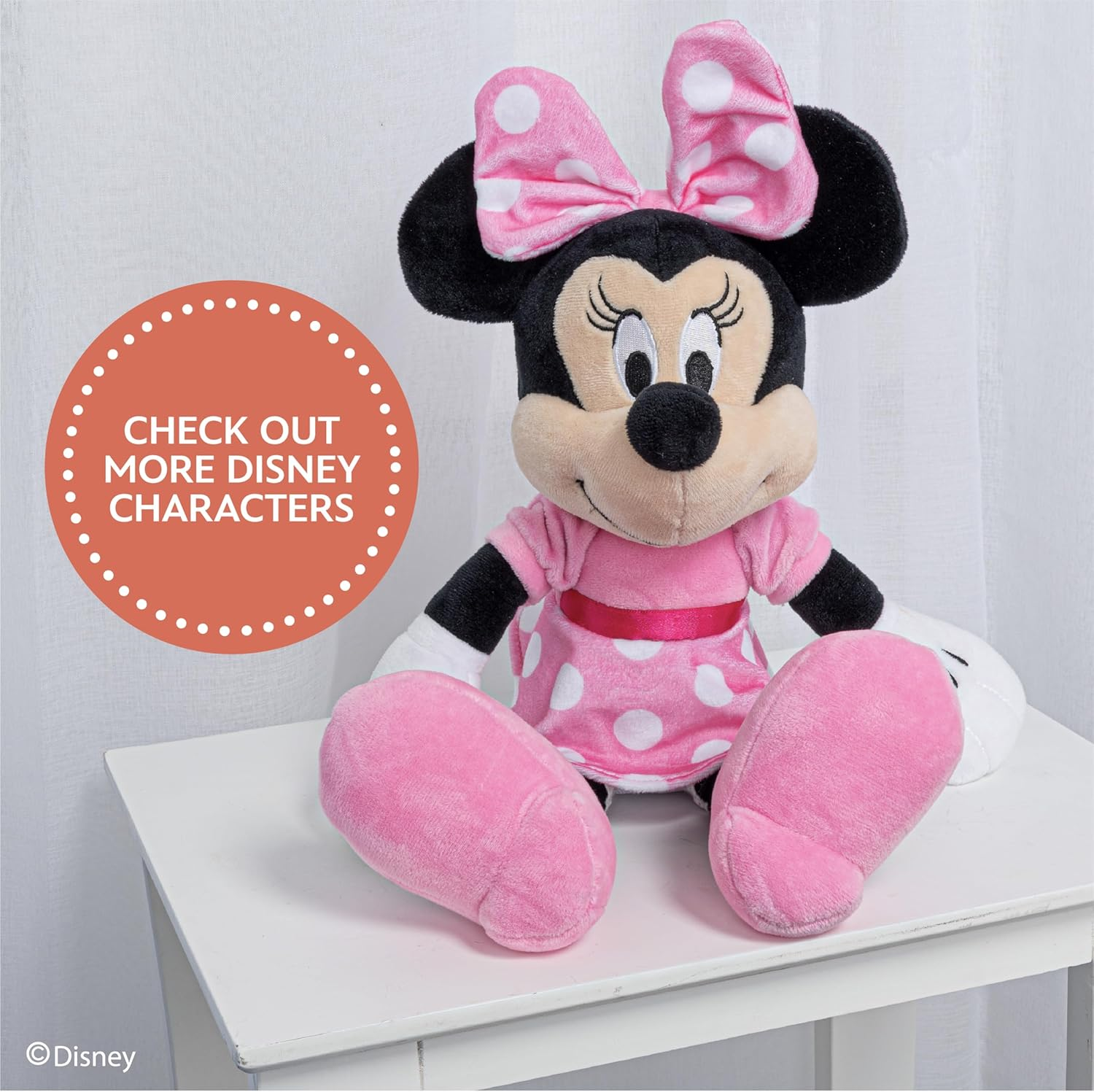 Disney Baby Mickey Mouse Large Plush Toy, 38 Cm image number 4