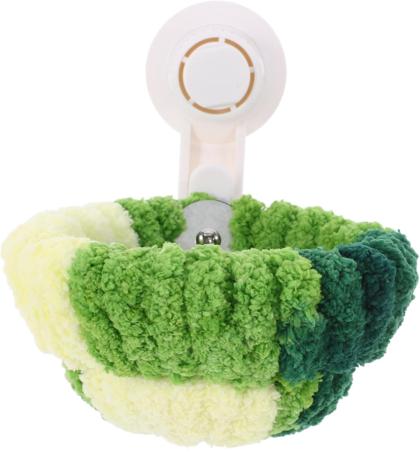 Generic Parrot Nest Little Bird Birdies Bird Nest with Suction Cup for Car Window Car Window Glass Bird Nest Plush Bird House for Cage Bird Snuggle Hut Winter Warm Bird Nest Metal Green image number 3