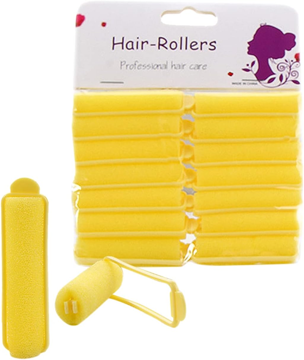 Hair Rollers | Heatless Hair Curlers - Hair Brushes for Women, Soft Sleeping Hair Curlers Flexible Hair Styling Curlers Sponge Curlers for Hair Styling Generic - 2.0*7Cm Pack Of 12 image number 3