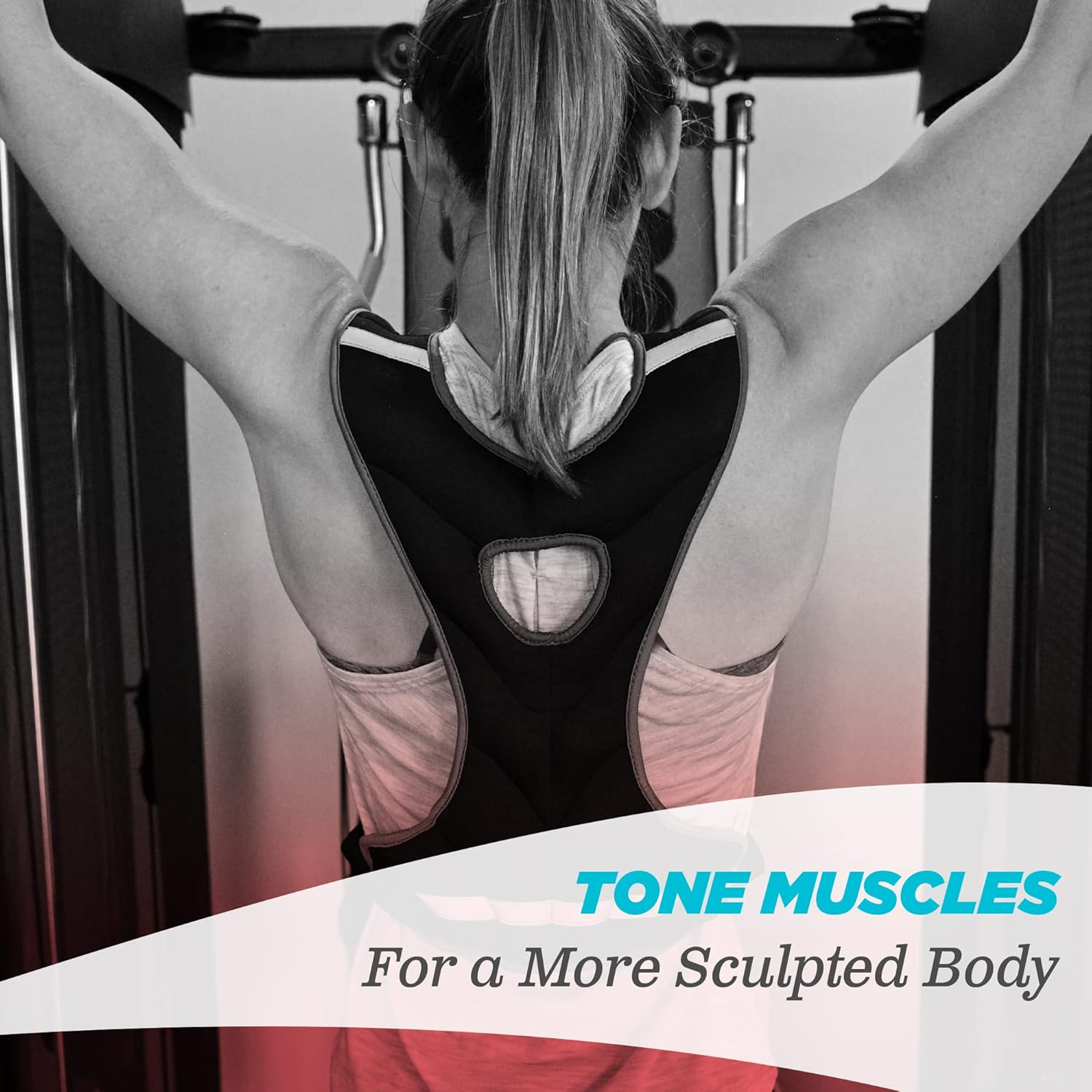 Empower Weighted Vest for Women - Ideal Body Vest for Adding Resistance Intensity to Workouts -Fixed 8Lbs or Adjustable 10 to 16Lbs image number 2