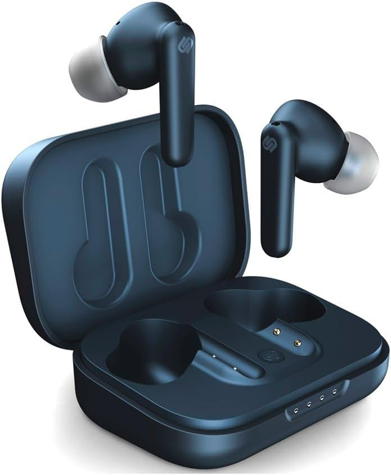 Urbanista London True Wireless In-Ear Headphones Noise Cancelling Headphones, 25 Hours Runtime, Hi-Fi Stereo Sound, Bluetooth 5.0, Built-In Microphone, Compatible Android and Ios, Black