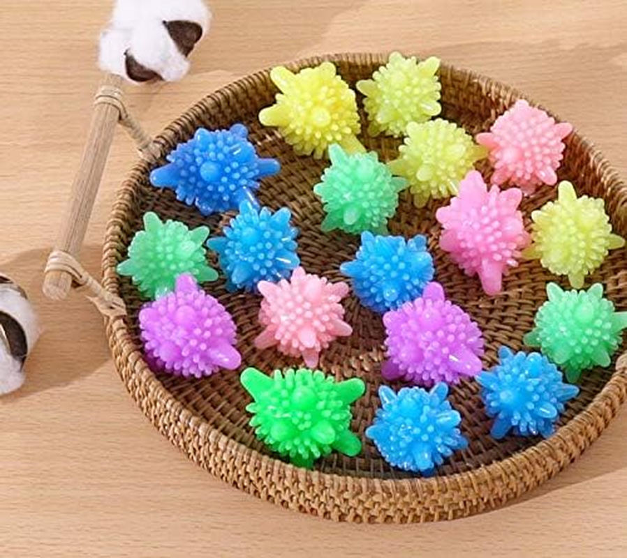 VNDEFUL 10PCS Magic Laundry Ball Household Decontamination Laundry Ball Anti-Winding Washing Ball Cleaning Ball Hedgehog Laundry Ball Solid Decontamination image number 4