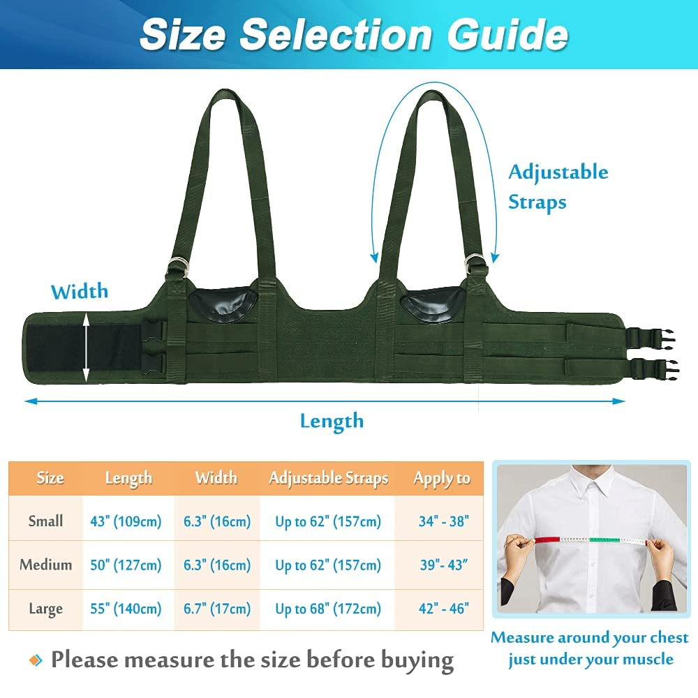 Spinal Decompression Harness Hang Upside down Back Stretcher for Lower Back Pain Relief Lumbar Traction Device Spine Decompression Belt Bulging Herniated Disc Relief Back Stretching Device - Large - Green-L image number 2