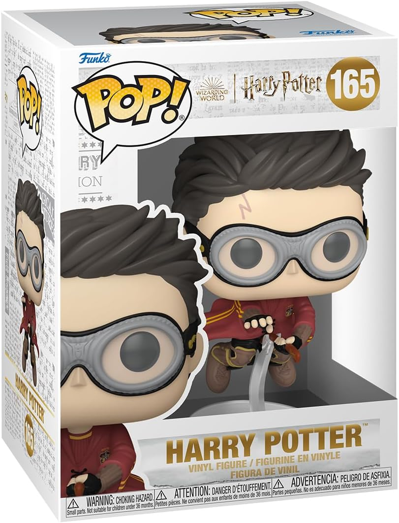 Funko POP! Movies: Harry Potter and the Prisoner of Azkaban - Harry with Broom, Quidditch image number 3