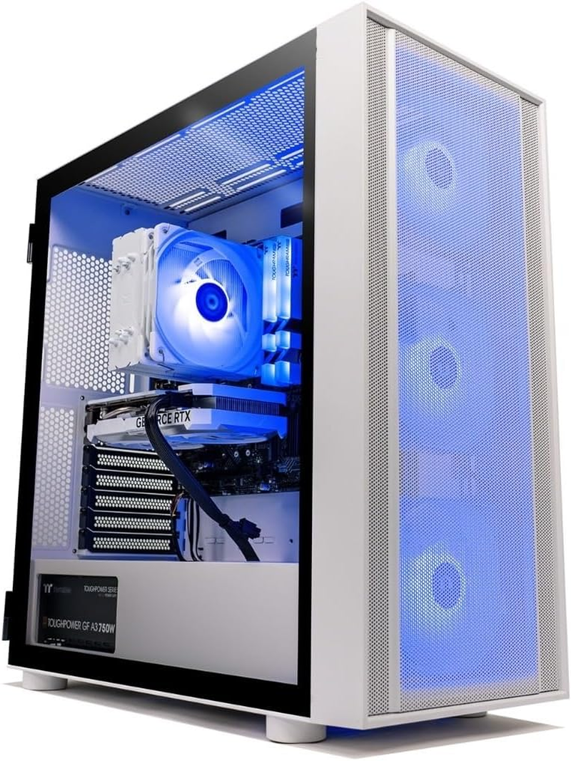 Thermaltake Computer System Infinity V2 Snow Edition - AMD 5500/ RTX 4060/ B550 Wifi/ 16GB RGB RAM/ H570 ARGB Snow