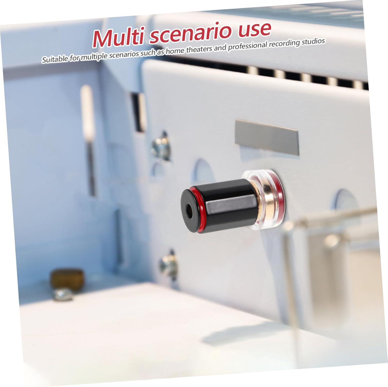 KICHOUSE Hifi Speaker Binding Post Terminal Banana Plugs Connector for Amplifier Wire Durable Audio Jack for Home Theater and Professional Studio Enhanced Sound Clarity Compatibility image number 5