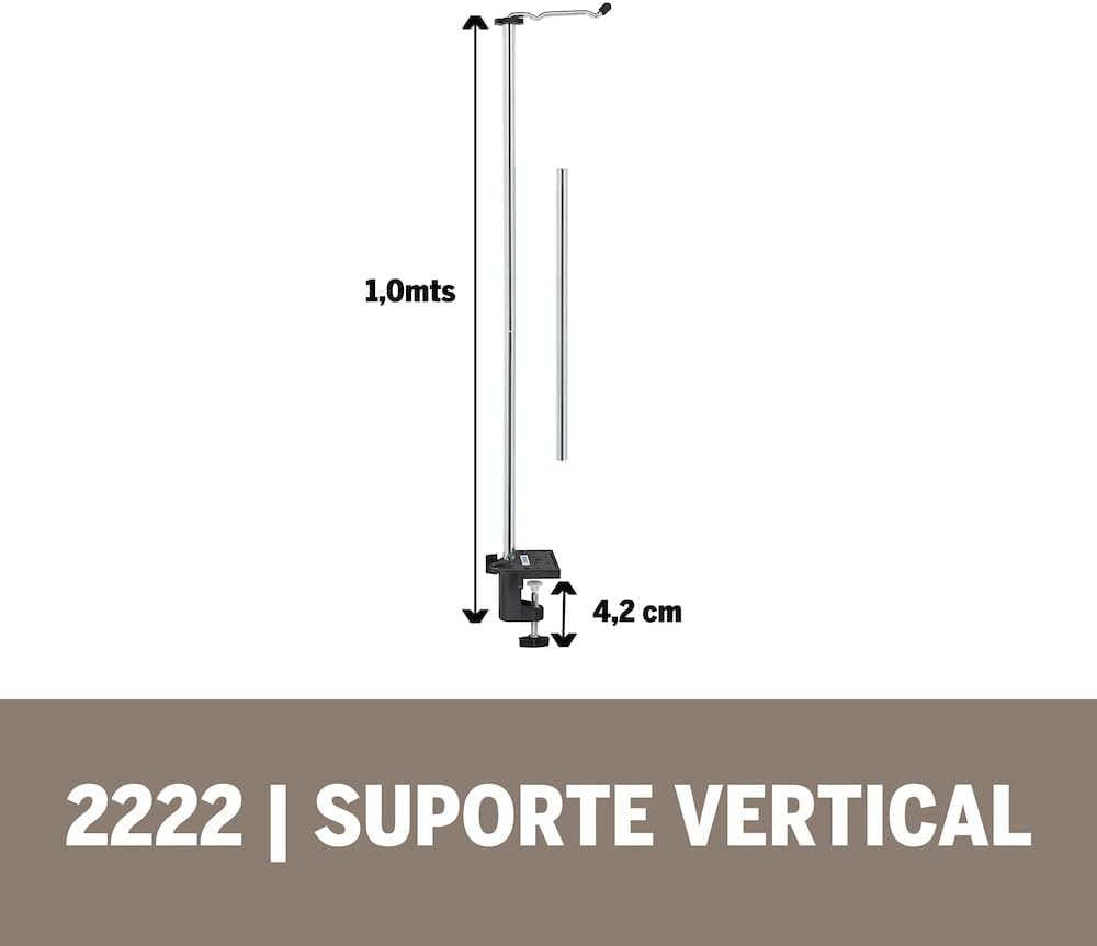 Dremel 2222 Flex Shaft Tool Holder, Flexible Shaft Tool Stand with 300-1070 Mm Adjustable Height for Holding Flexible Shaft image number 4