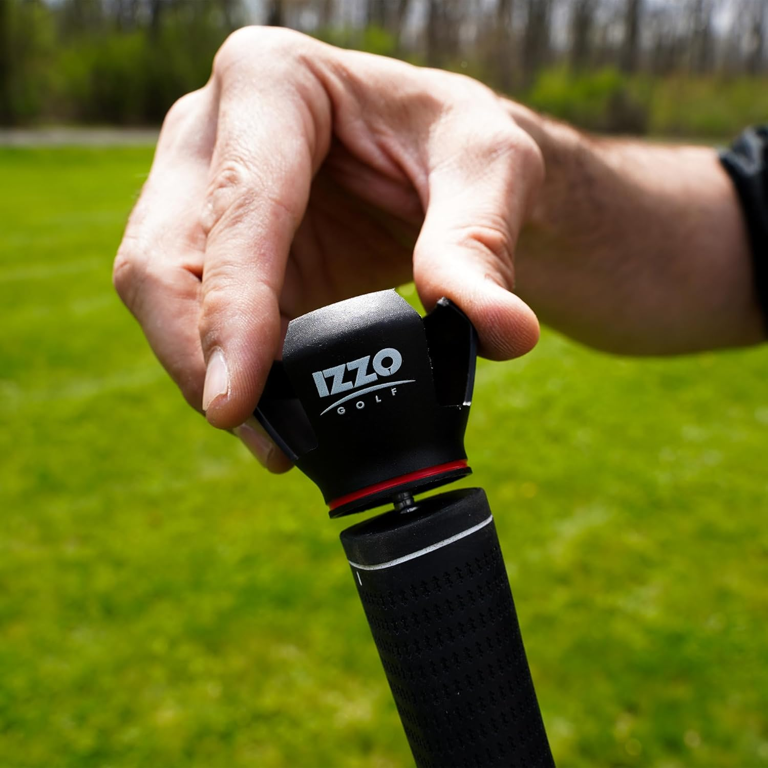 IZZO Golf Ball Grabber for End of Putter, Screw-In 3-Prong Golf Ball Retriever for Putter image number 1