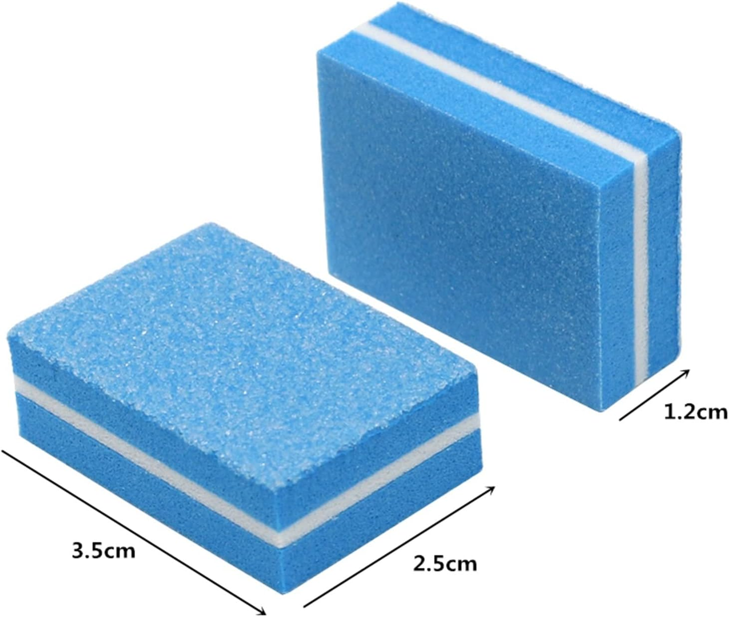 TRUSTTWO 50Pcs Mini Nail File Sanding Nail Art Care Pilnik Do Paznokci Buffing Pedicure Blue Women Beauty Manicure Tools Polisher Block the New image number 1