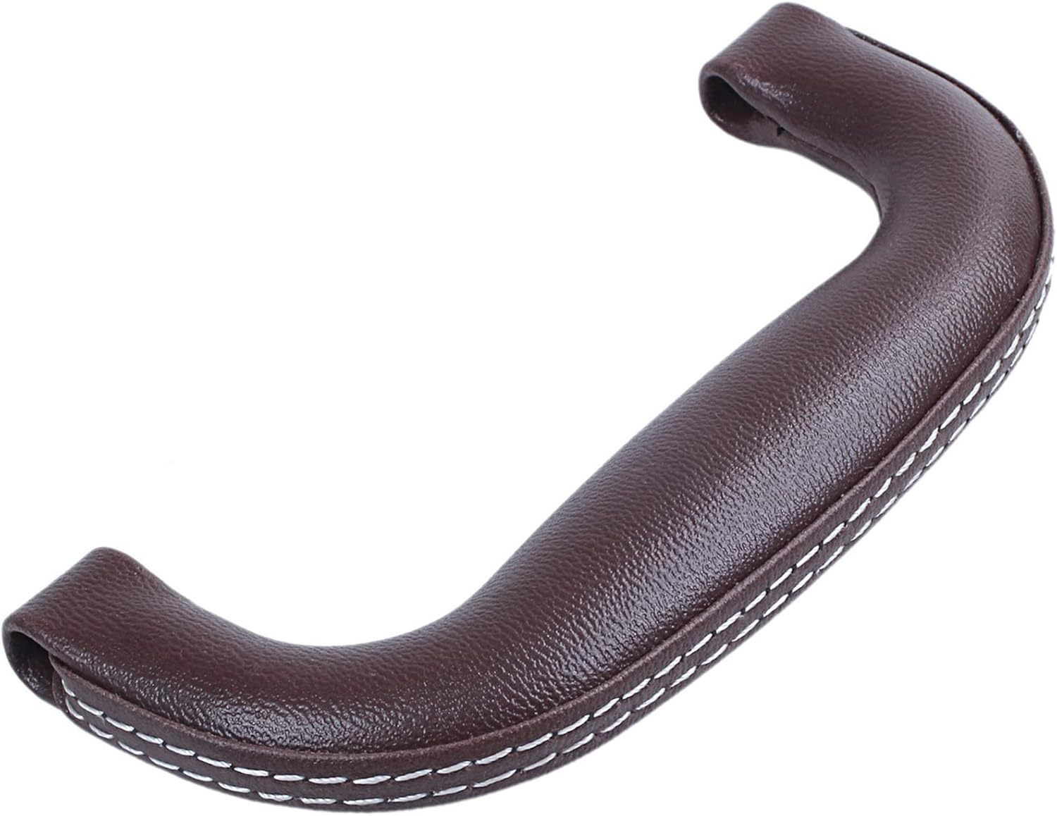 2X Brown Leather Guitar Musical Instrument Box Luggage Toolbox Trolley Case Handle image number 2