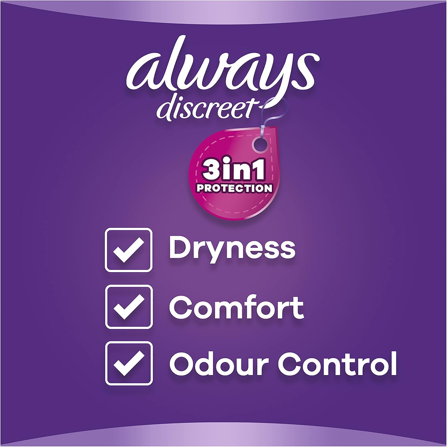Always Discreet Incontinence Underware, Super plus Large, 8 Pack image number 2