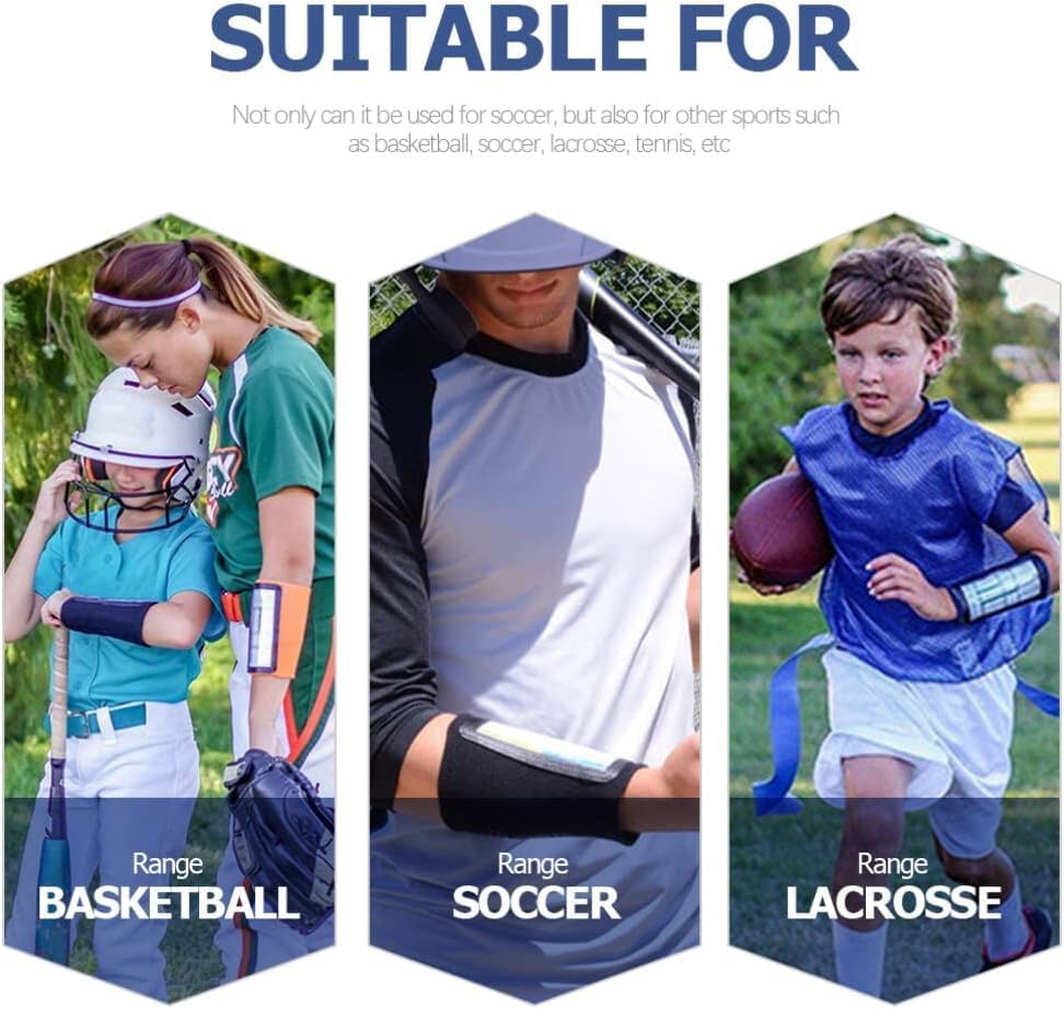 10Pcs Wristband Baseballs Wrist Brace Football Wristbands for Plays Athletic Gear Play Card Wrist Band Football Gear Softball Wristbands Sports Polyester Bracket image number 1