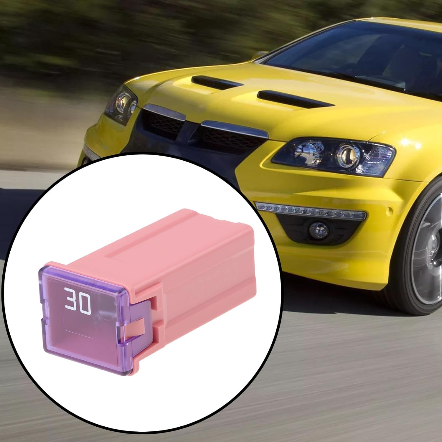 2Pcs Car 30A Slow Blow Fuse 13133860 Compatible with Vauxhall image number 2