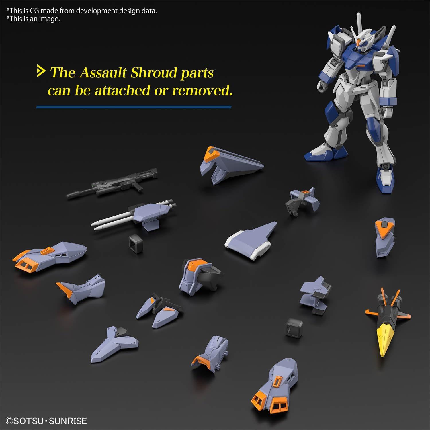 BANDAI HOBBY HG Gundam 1/144 Duel Blitz Gundam image number 6