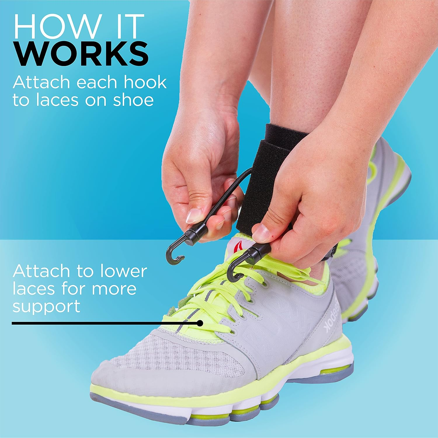 Braceability AFO Foot Drop Brace - Adjustable Soft Ankle Foot Orthosis Drop Foot Brace for Men and Women, Walking with Shoes, Toe Lifter Support, Dorsiflexion Assist Brace Fits Left or Right (L/XL) image number 1