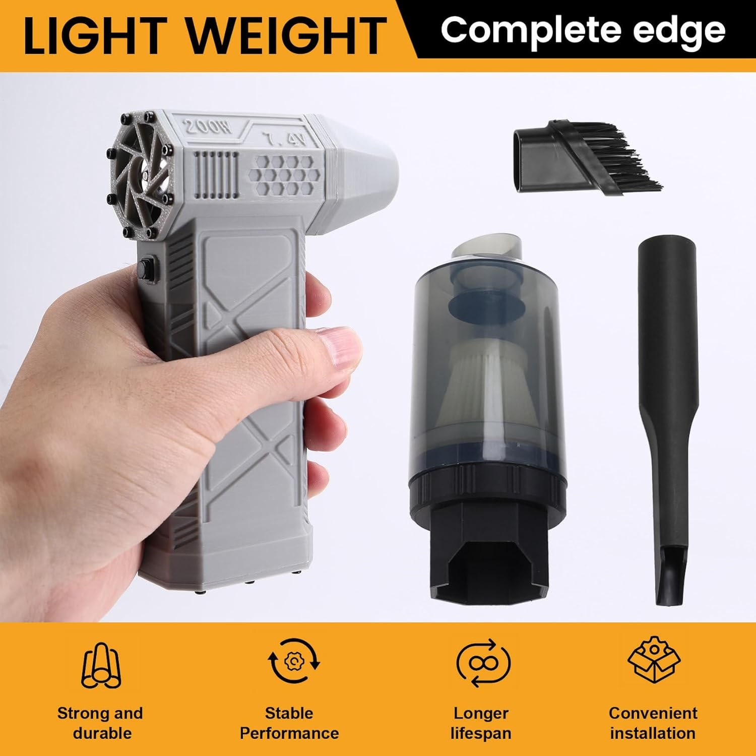 Xioaue Vacuum Hairdryer Accessory Removable Turbojet Blower Adapter X3 Handheld Turbofan image number 5