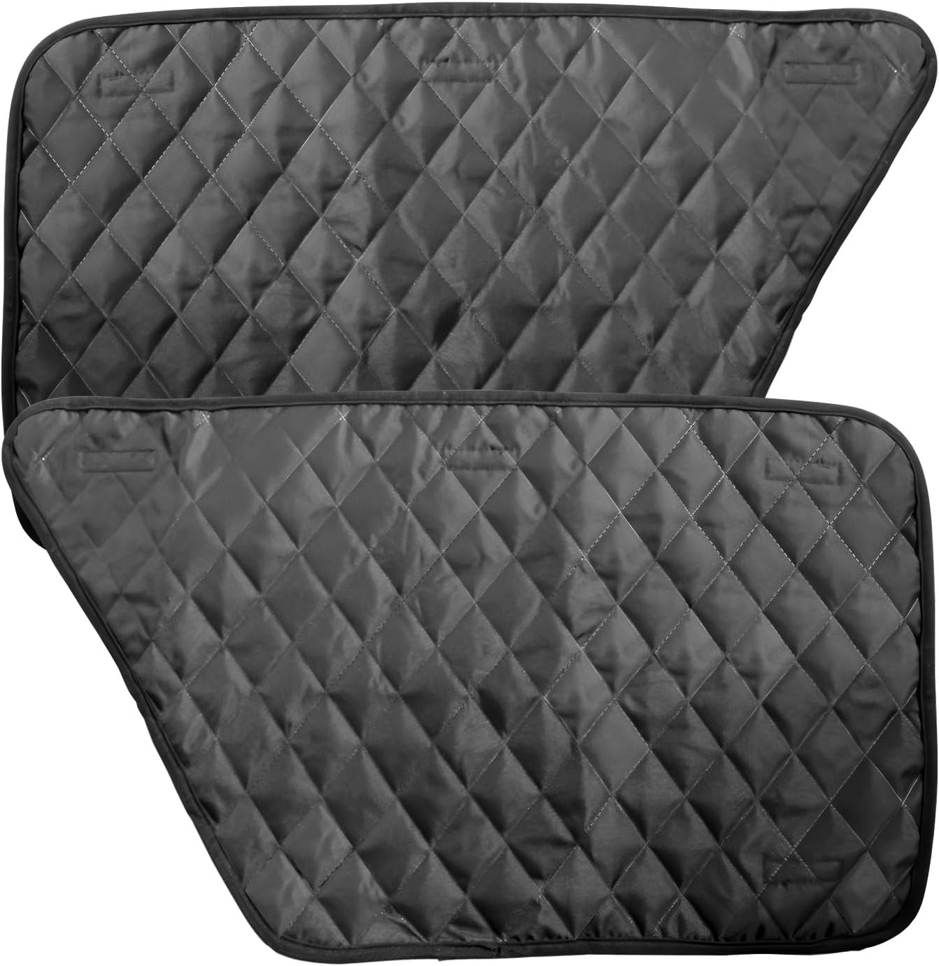 1 Pair Car Door Protector for Dogs, Waterproof & Anti-Slip Pet Car Door Covers, Black Vehicle Dog Car Window Protector Scratch Guard Accessories from Scratching (Oxford & PP)