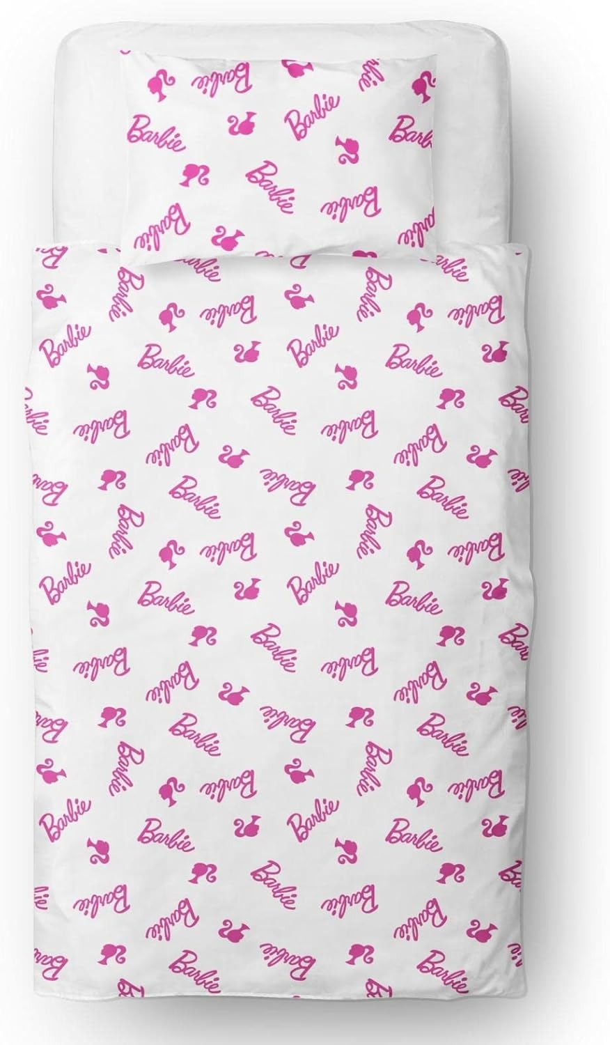 Barbie Character World Official Single Childs Duvet Cover Set |Sweet Design Reversible 2 Sided Bedding Including Matching Pillow Case Brands Single Bed Set | Polycotton image number 2
