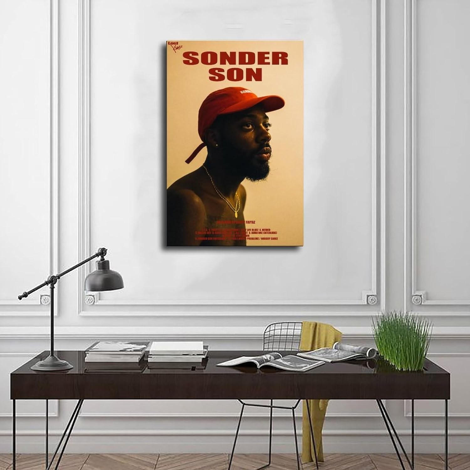 TOBIANG Brent Poster Sonder Son Music Album Cover Signed Limited Edition Canvas Poster Bedroom Decor Office Room Decor Gift Unframe:12X18Inch(30X45Cm) image number 4