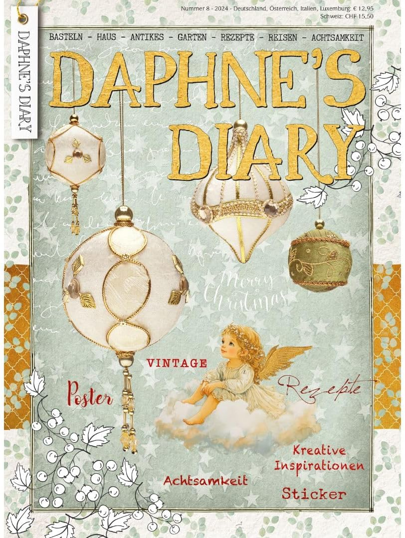 Daphne'S Diary Magazine #4 2024 (French) | Creative Crafts Workbook | Interactive Diary Magazine for Mindfulness, Colouring, Art, Cooking, Travel | Full of Creative Inspirations image number 3