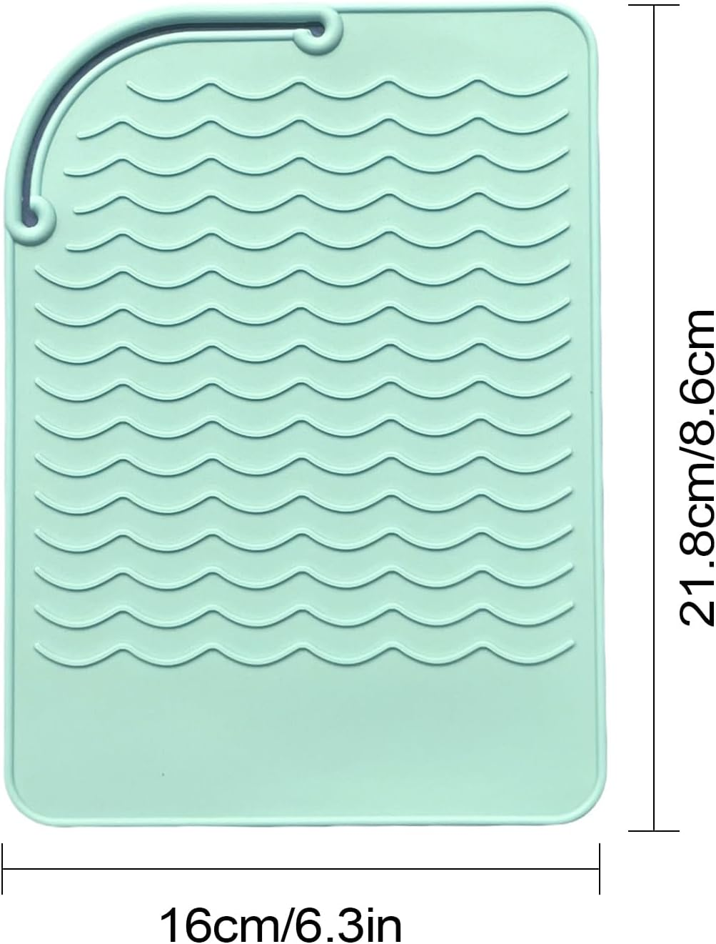 Curling Iron Pad Heat Resistant | Silicone Heat-Proof Mat and Protective Cover for Flat and Curling Irons | Portable Travel Pad for Hair Styling Tools, Home, Salon Use - Pink image number 5